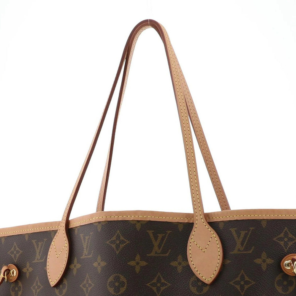 LOUIS VUITTON Monogram Neverfull Tote Bag Brown - Picture 3 of 6